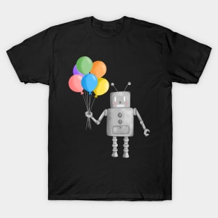 Robot Balloons T-Shirt